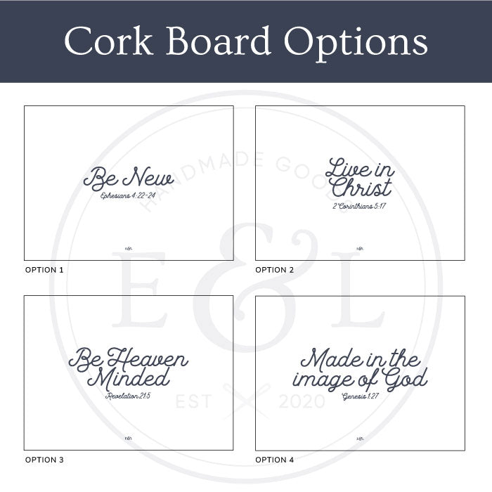 Scripture-Inspired Cork Boards