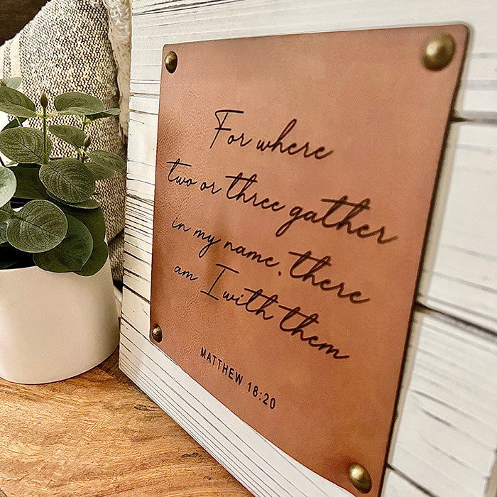 Scripture Wall Sign