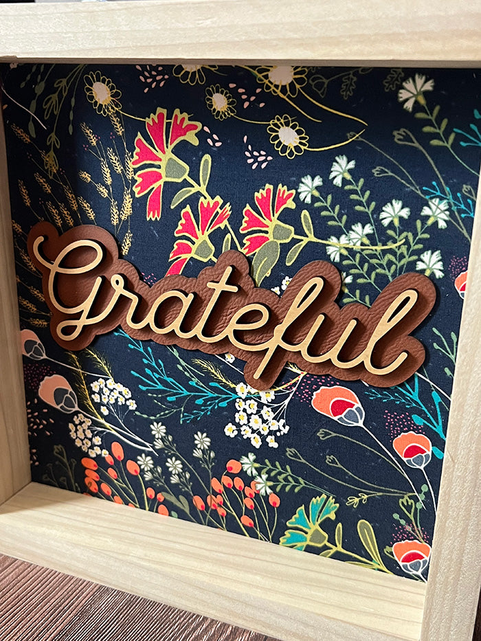 Limited Edition: Grateful • Thankful • Blessed Sign