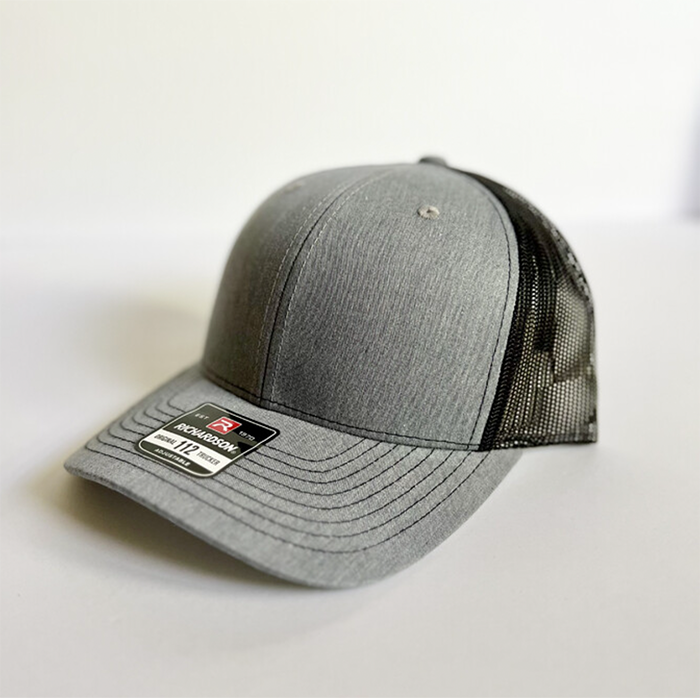 Cross Wood Veneer & Leather Patch Richardson 112 Hat