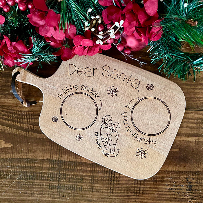Santa Snack Board