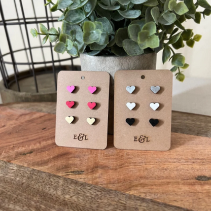 Heart Stud Earrings