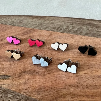 Heart Stud Earrings