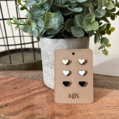 Heart Stud Earrings