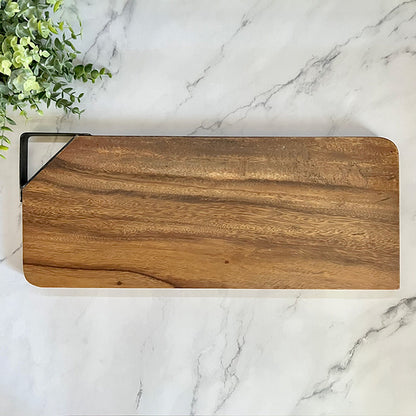 Modern Metal Handle Cutting Board