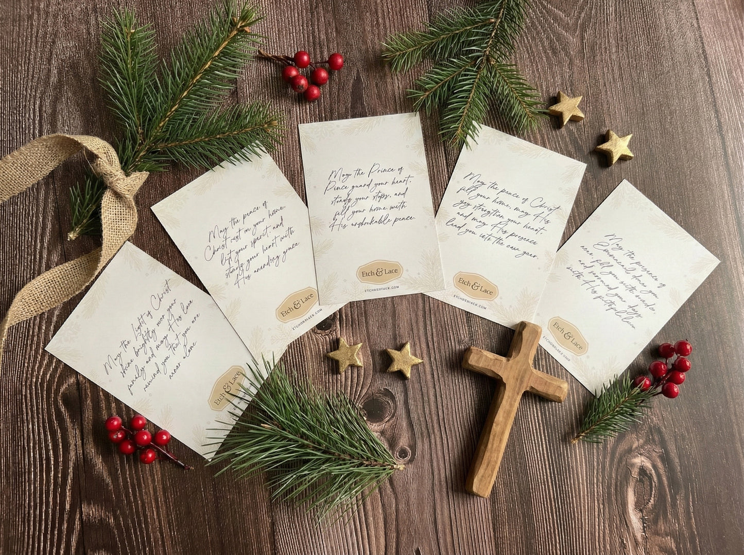 Faith-Based Encouragement Card Set (5-Pack)