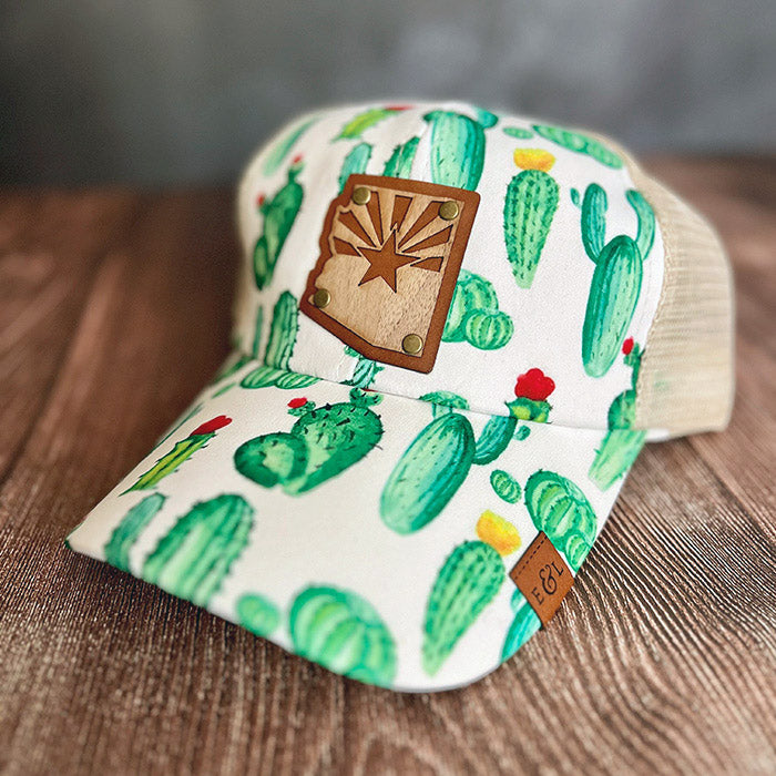 AZ State Flag Rivet Ponytail Hat