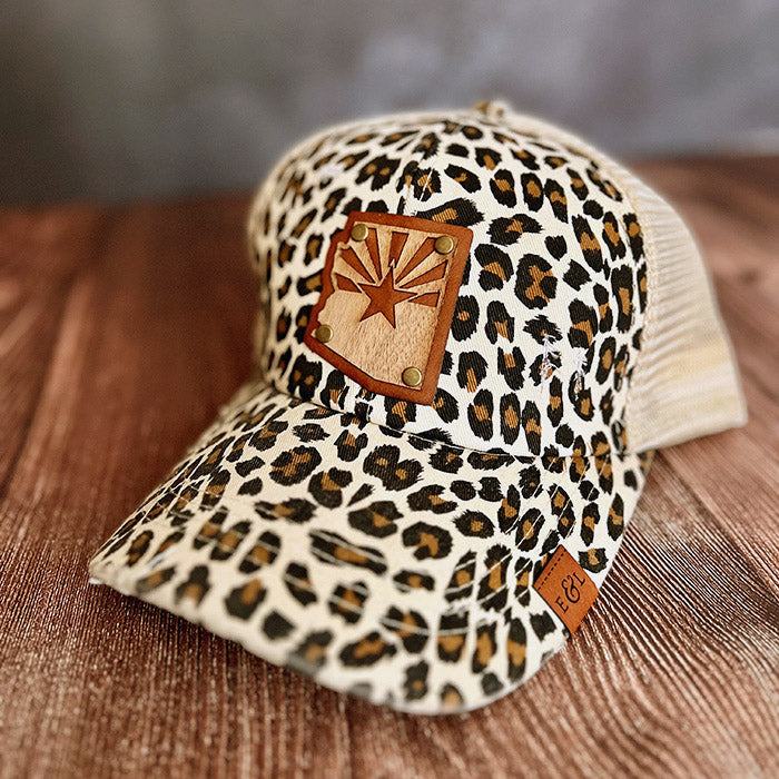 AZ State Flag Rivet Ponytail Hat