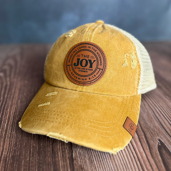 The Joy of the Lord Ponytail Hat