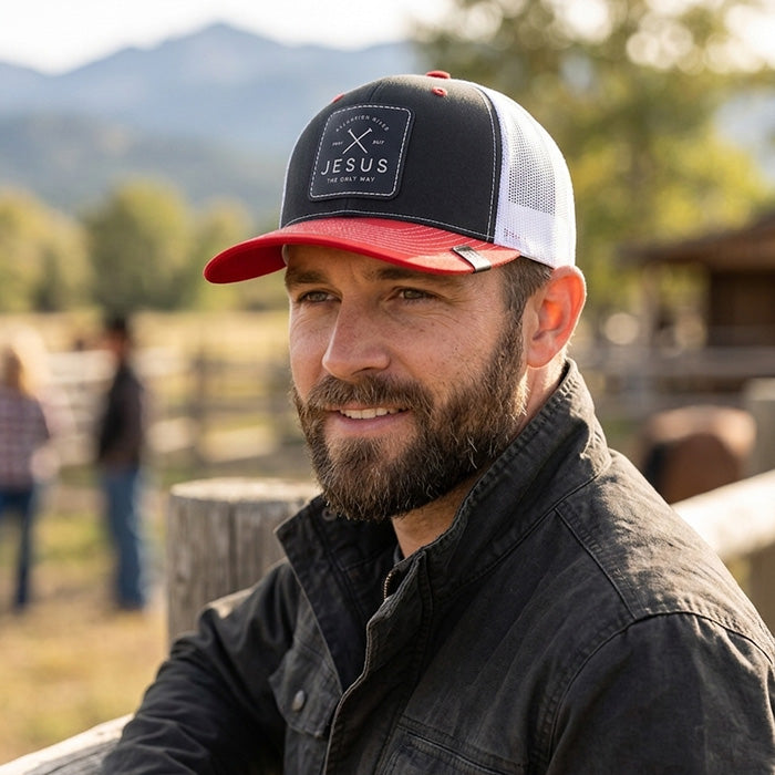 JESUS Salvation Giver Christian Trucker Hat
