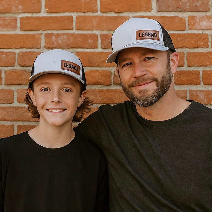 Legend & Legacy Father Son Matching Trucker Hats
