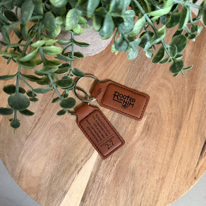 Rooted in Him Keychain