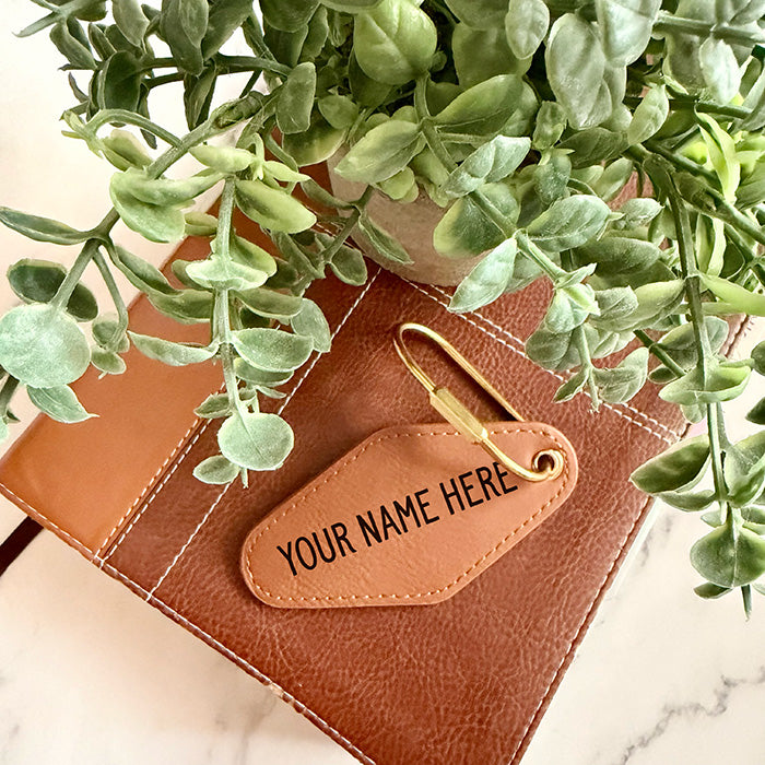 Choose Joy Vintage Motel Keychain | Personalized