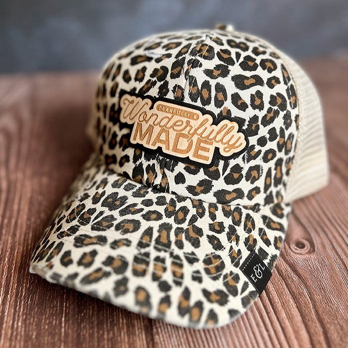 Wonderfully Made Faith-Based Ponytail Hat