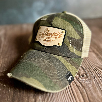 Wonderfully Made Faith-Based Ponytail Hat