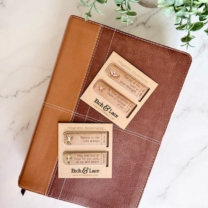 Joy Magnetic Scripture Bookmark Set