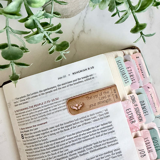 Joy Magnetic Scripture Bookmark Set