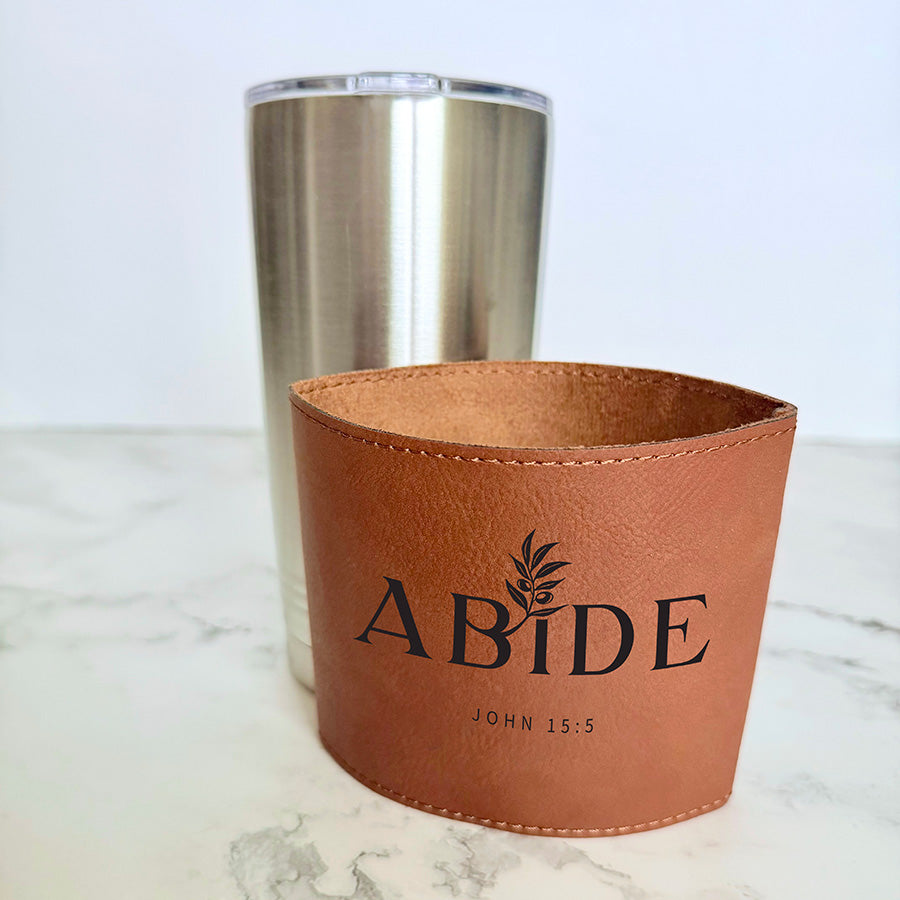 Abide Tumbler with Removable Engraved Sleeve