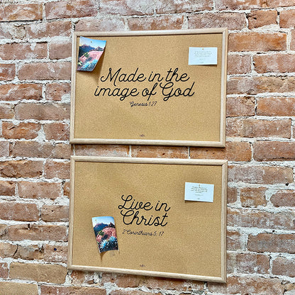 Scripture-Inspired Cork Boards