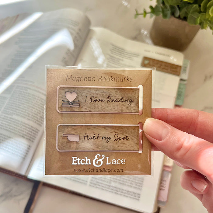 Magnetic Bookmark Set: Inspirational